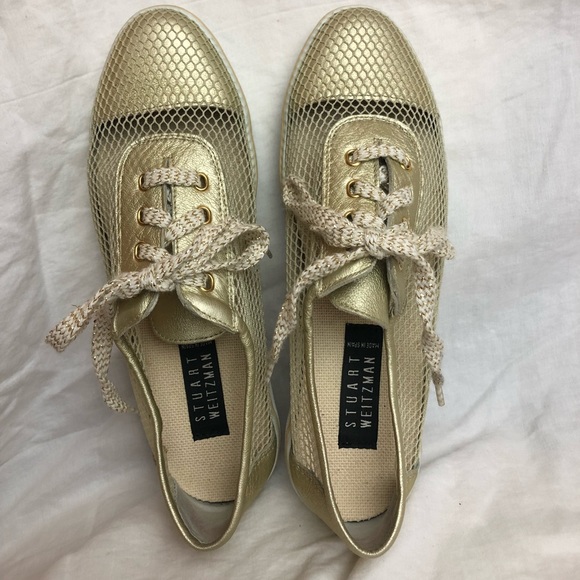 stuart weitzman platform sneakers